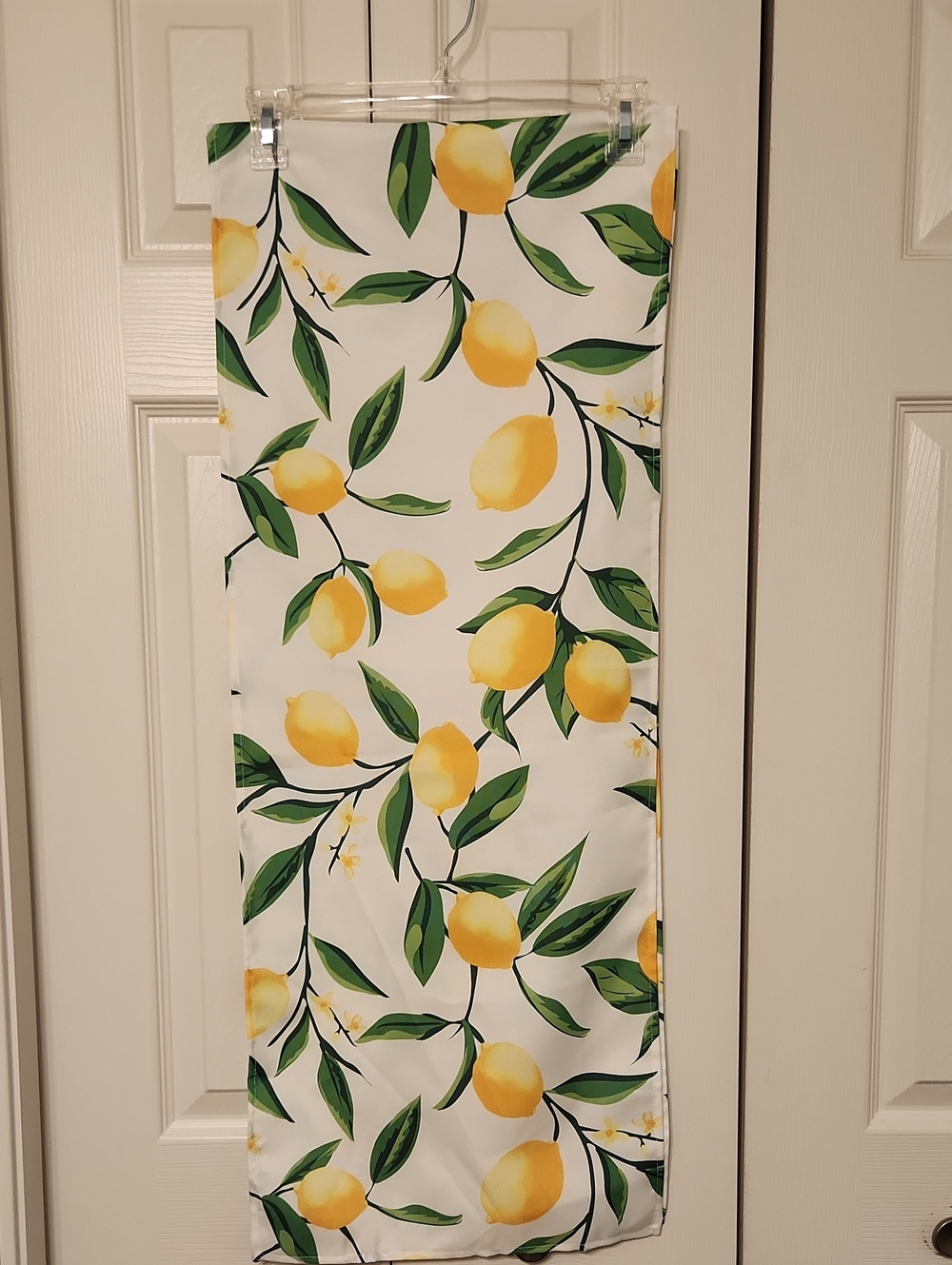 Lemon Print Table Runner 72" Long